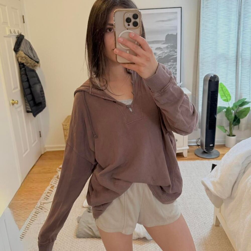Aerie Women's Brown Hoodie